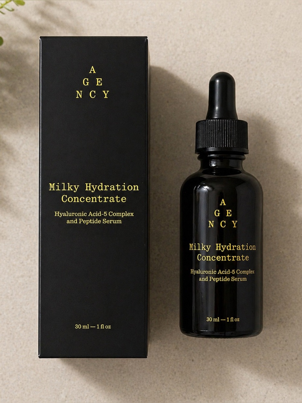 AGENCY Milky Hydration Concentrate Hyaluronic Acid + Peptide Serum 30ml New